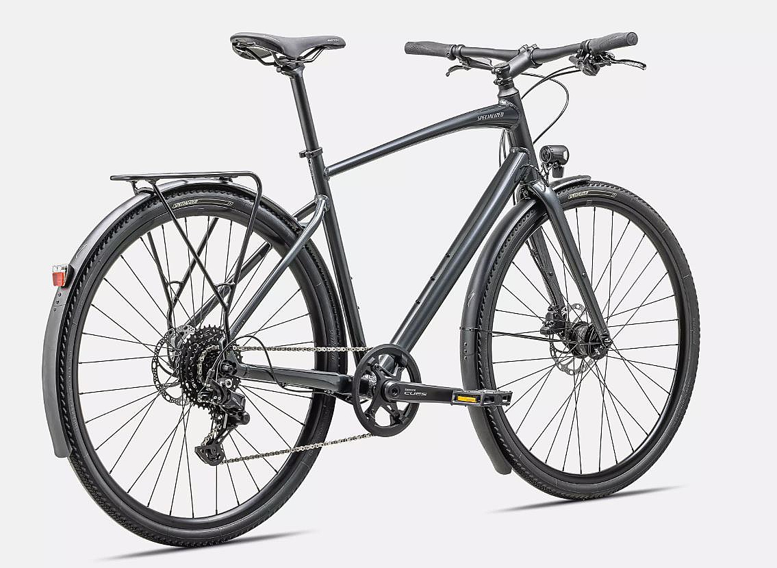 kolo Specialized Sirrus X 2.0 EQ 28" - Gloss Black Liquid Metal/Ashen Grey Reflective