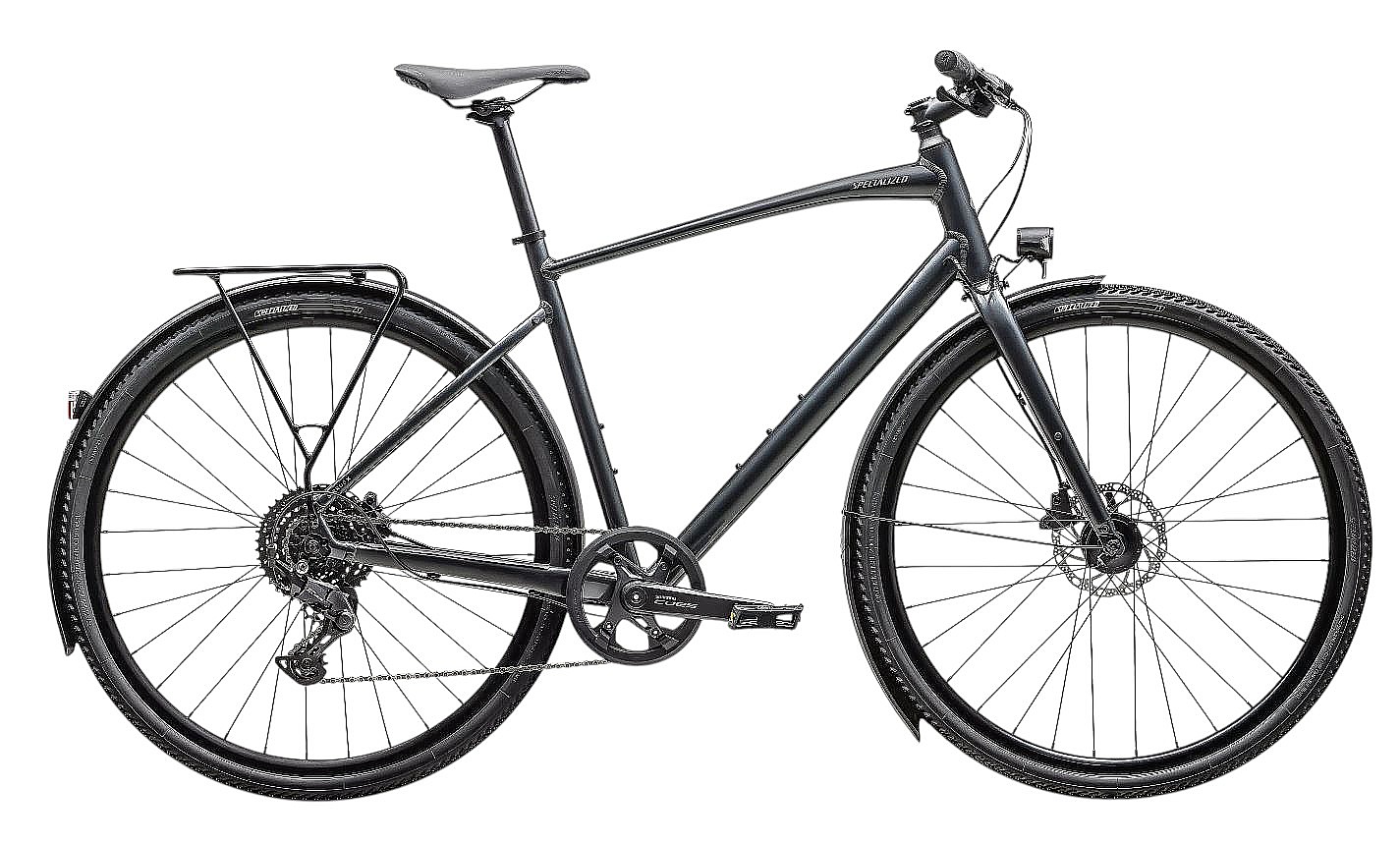 kolo Specialized Sirrus X 2.0 EQ 28" - Gloss Black Liquid Metal/Ashen Grey Reflective