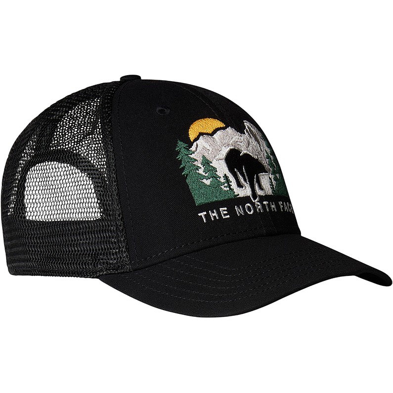 casquette The North Face Embroidered Mudder Trucker - TNF Black/TNF Black/Bear Graphic