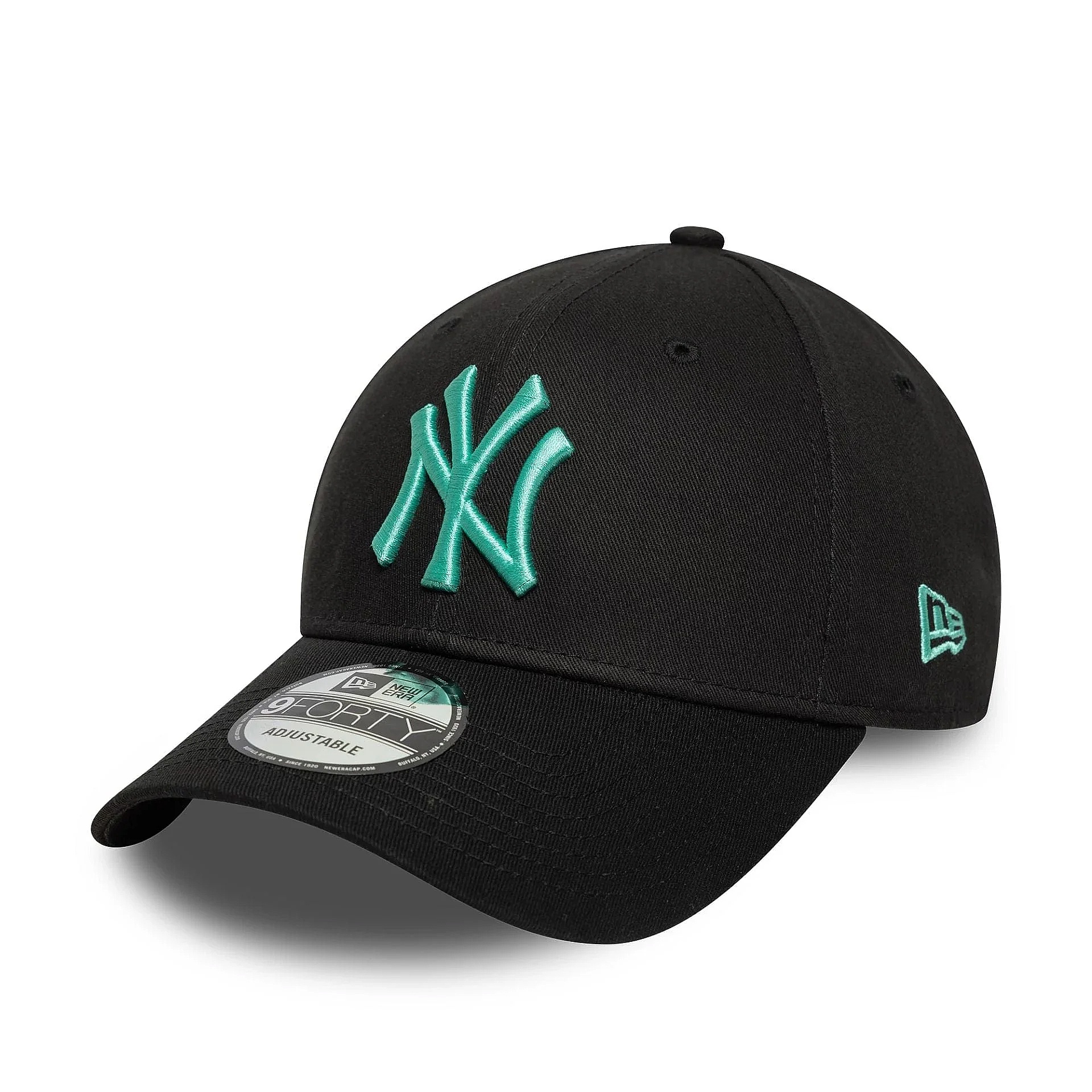 casquette New Era 9FO League Essential MLB New York Yankees - Black/Azure Teal - men´s