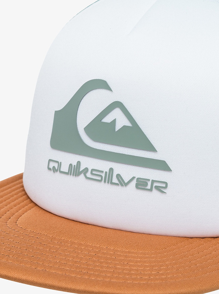 šiltovka Quiksilver Foamslayer Trucker Youth - WBB0/White - boy´s