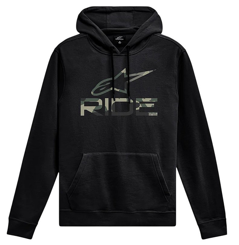 sweat-shirt Alpinestars Ride Camo Hoodie V3 - Black - men´s