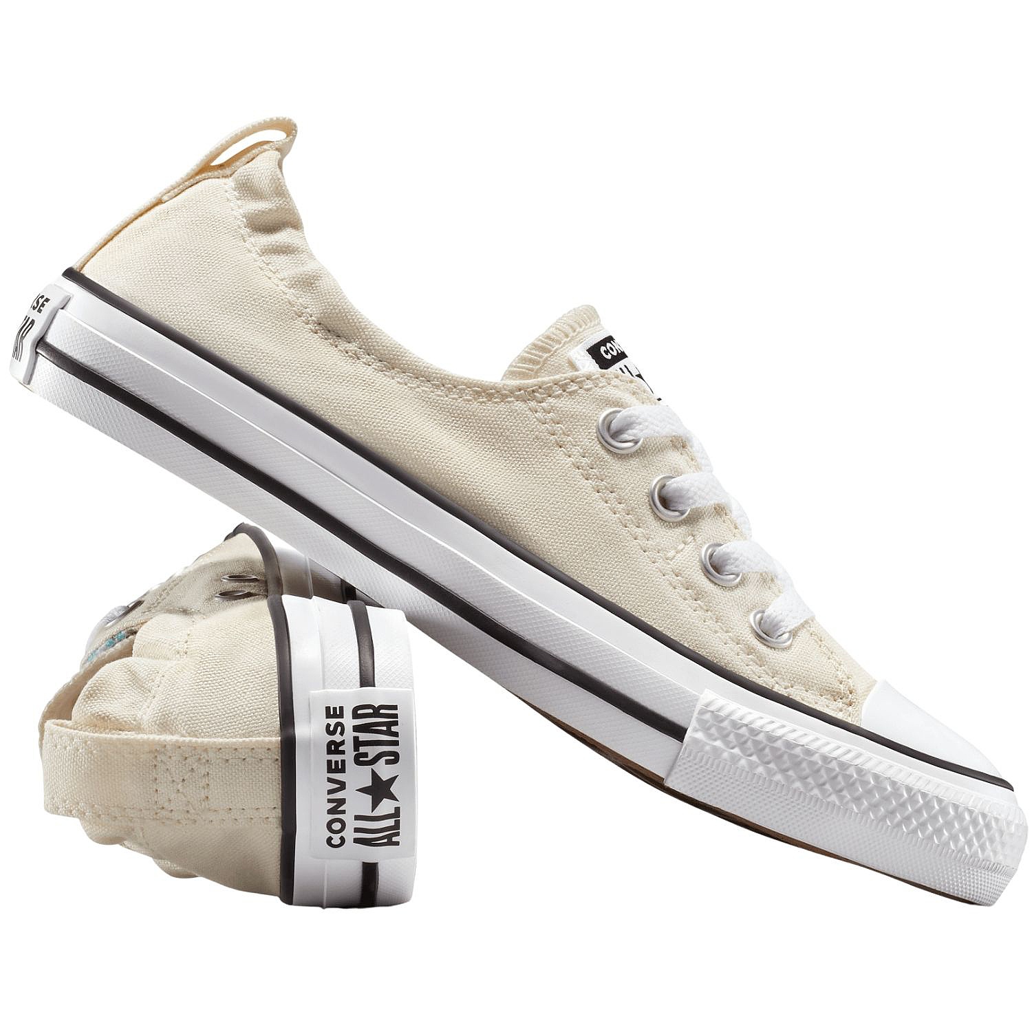 chaussures Converse Chuck Taylor All Star Shoreline Mini Flowers Slip - A14970/Egret/White/Black - women´s