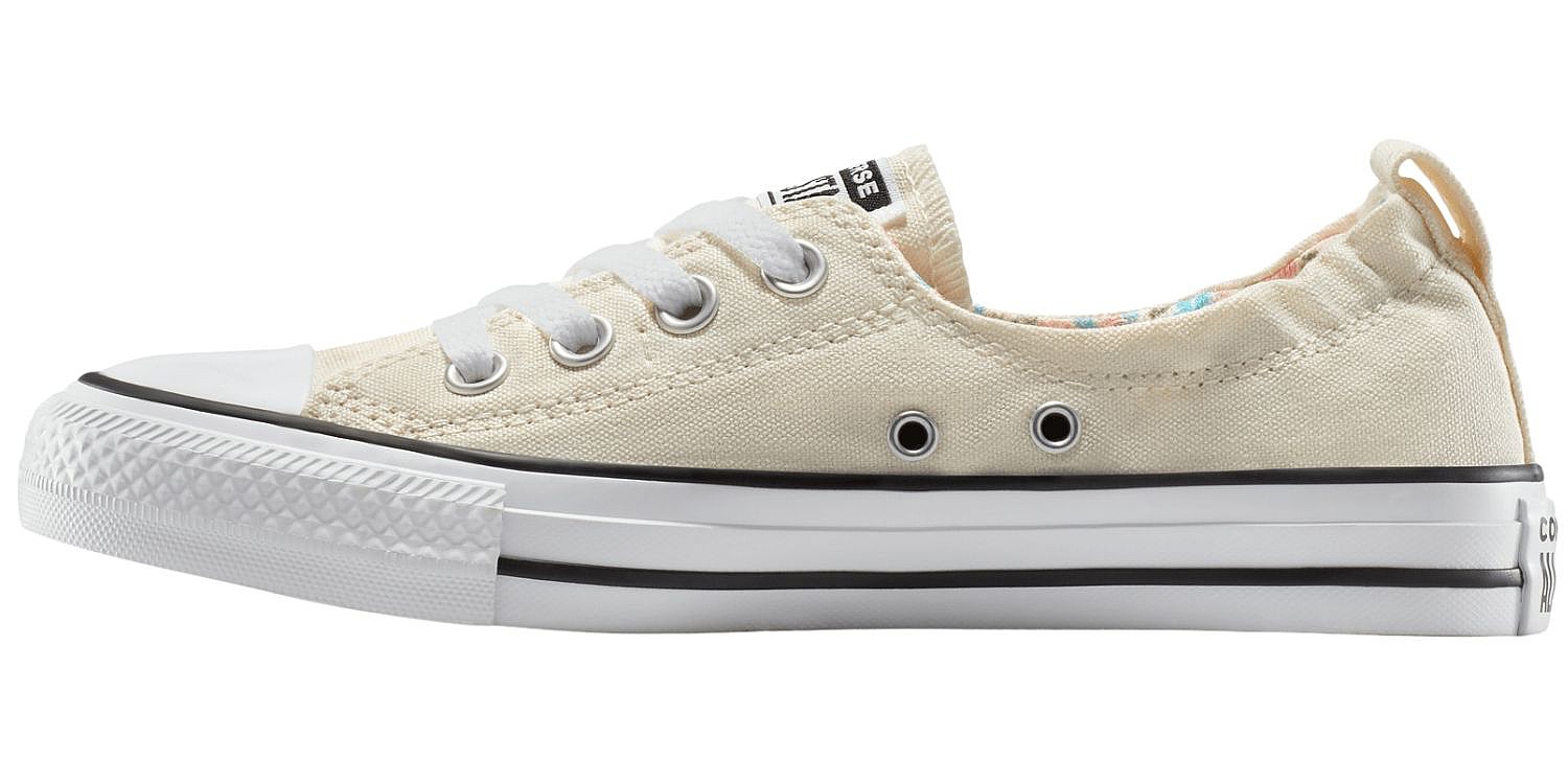 chaussures Converse Chuck Taylor All Star Shoreline Mini Flowers Slip - A14970/Egret/White/Black - women´s