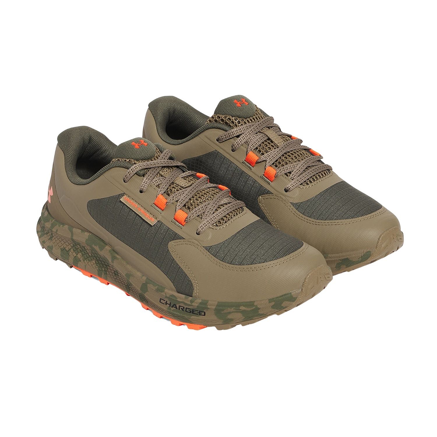 chaussures Under Armour Charged Bandit Trail 3 SP - Green/Orange - men´s