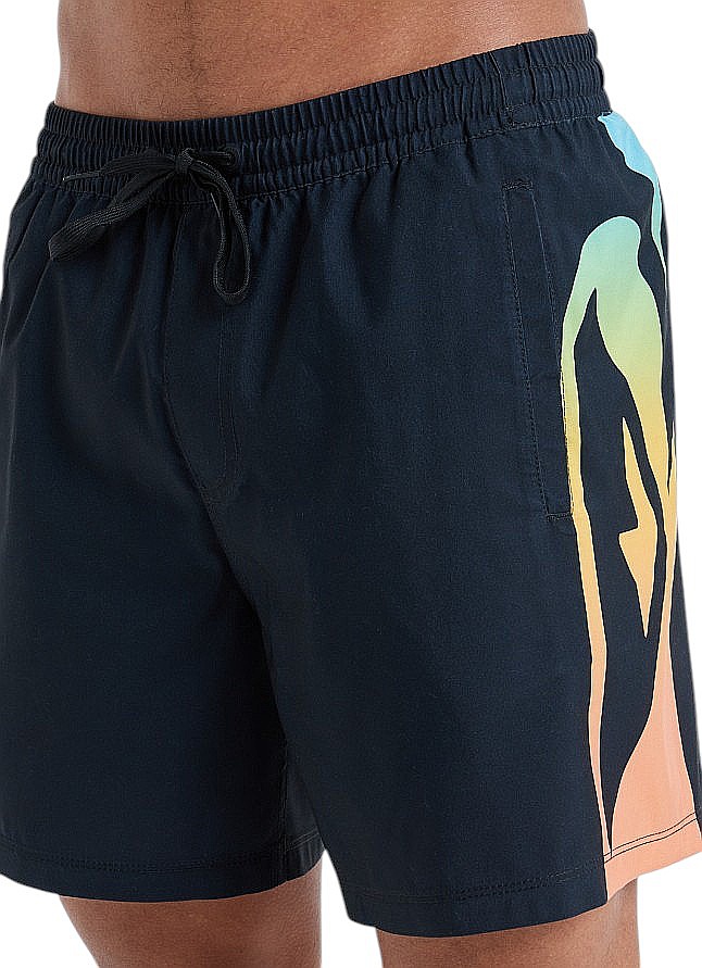 Short de bain Quiksilver Everyday Holmes Volley 16 - KVJ6/Black Holmes - men´s