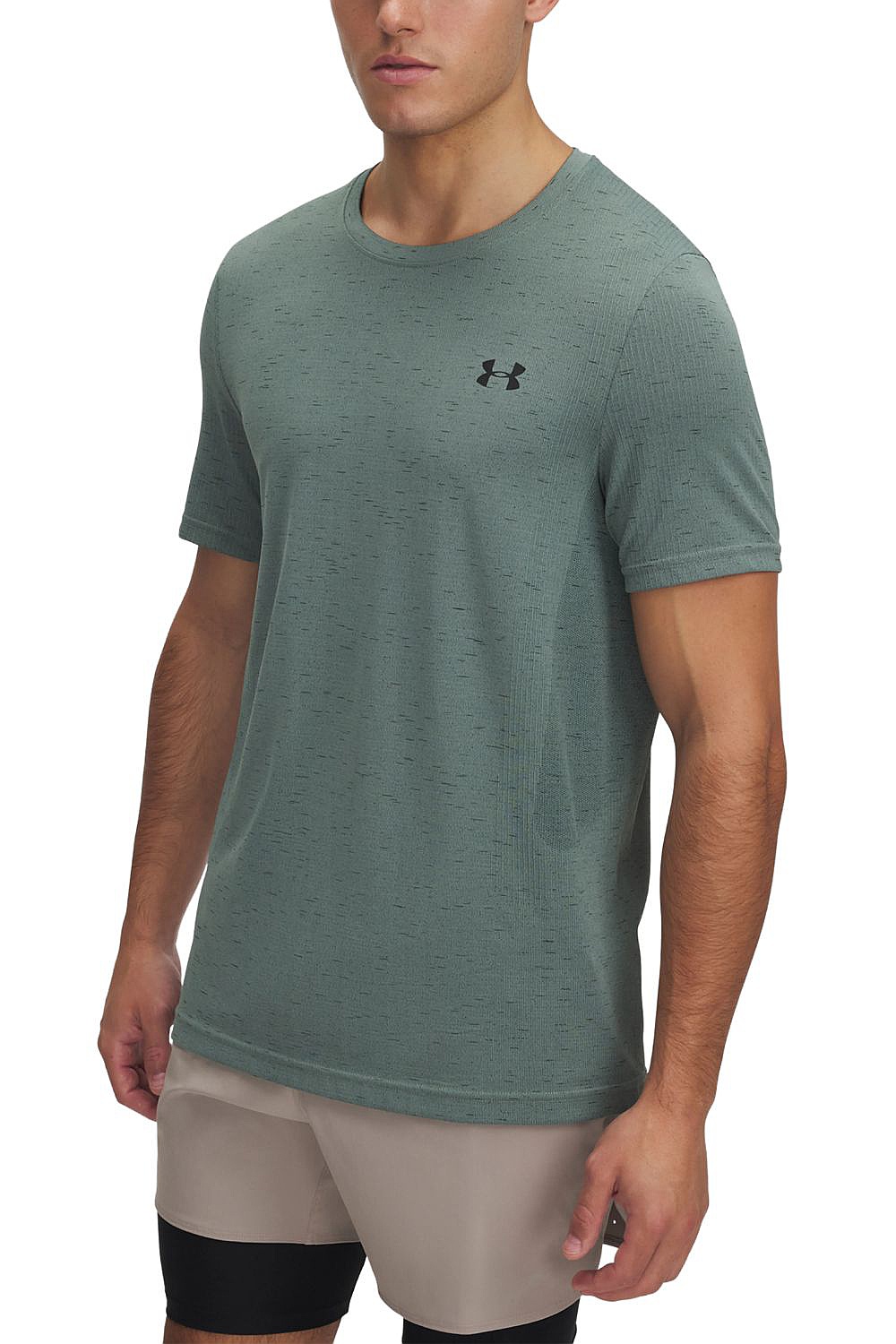 T-shirt Under Armour Vanish Seamless - Silica Green/Black - men´s