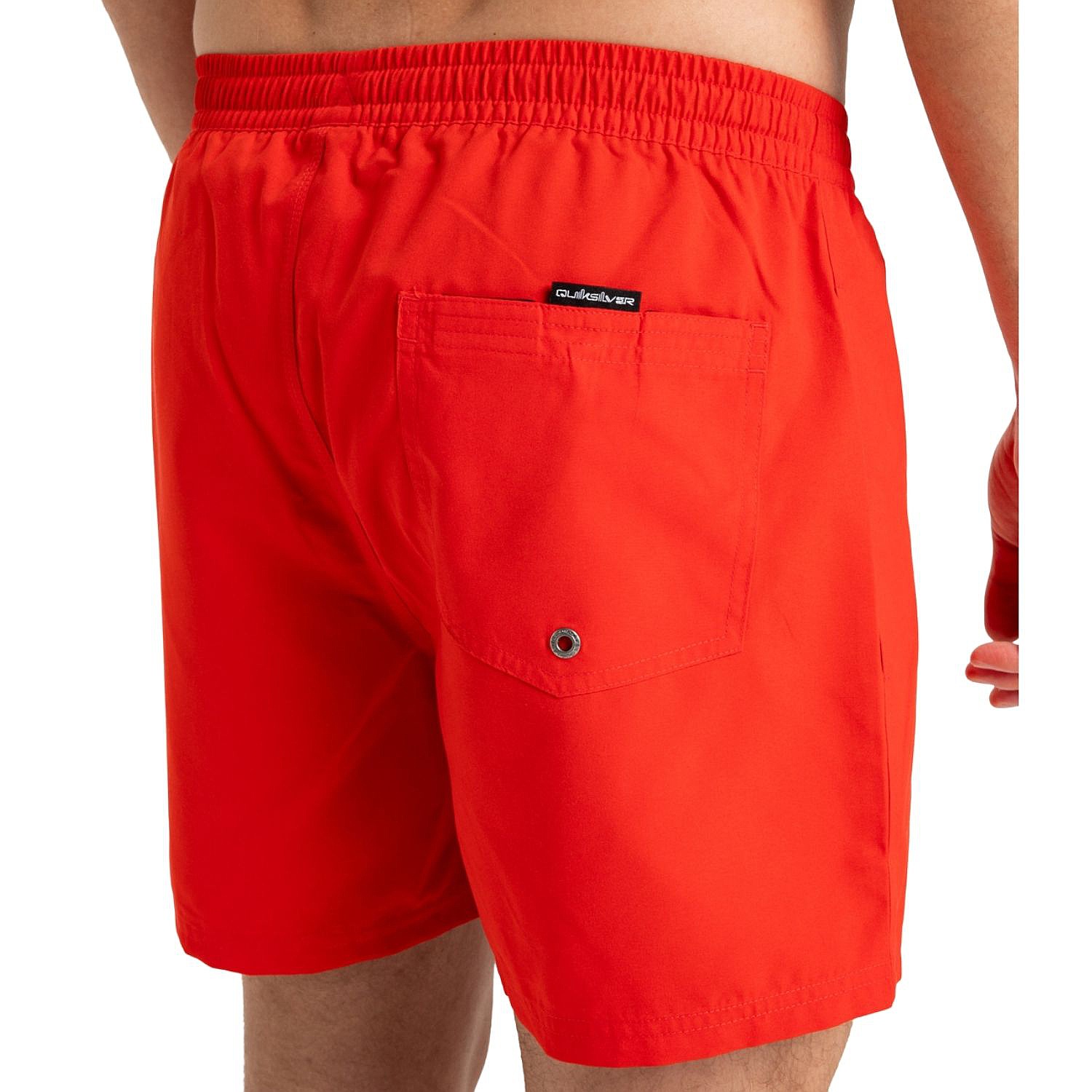 koupací šortky Quiksilver Everyday Solid Volley 15 - RQC0/High Risk Red