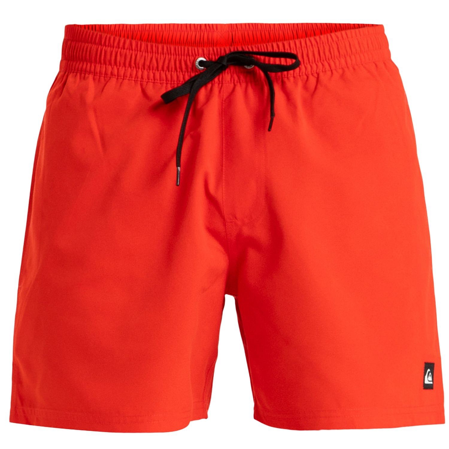 koupací šortky Quiksilver Everyday Solid Volley 15 - RQC0/High Risk Red