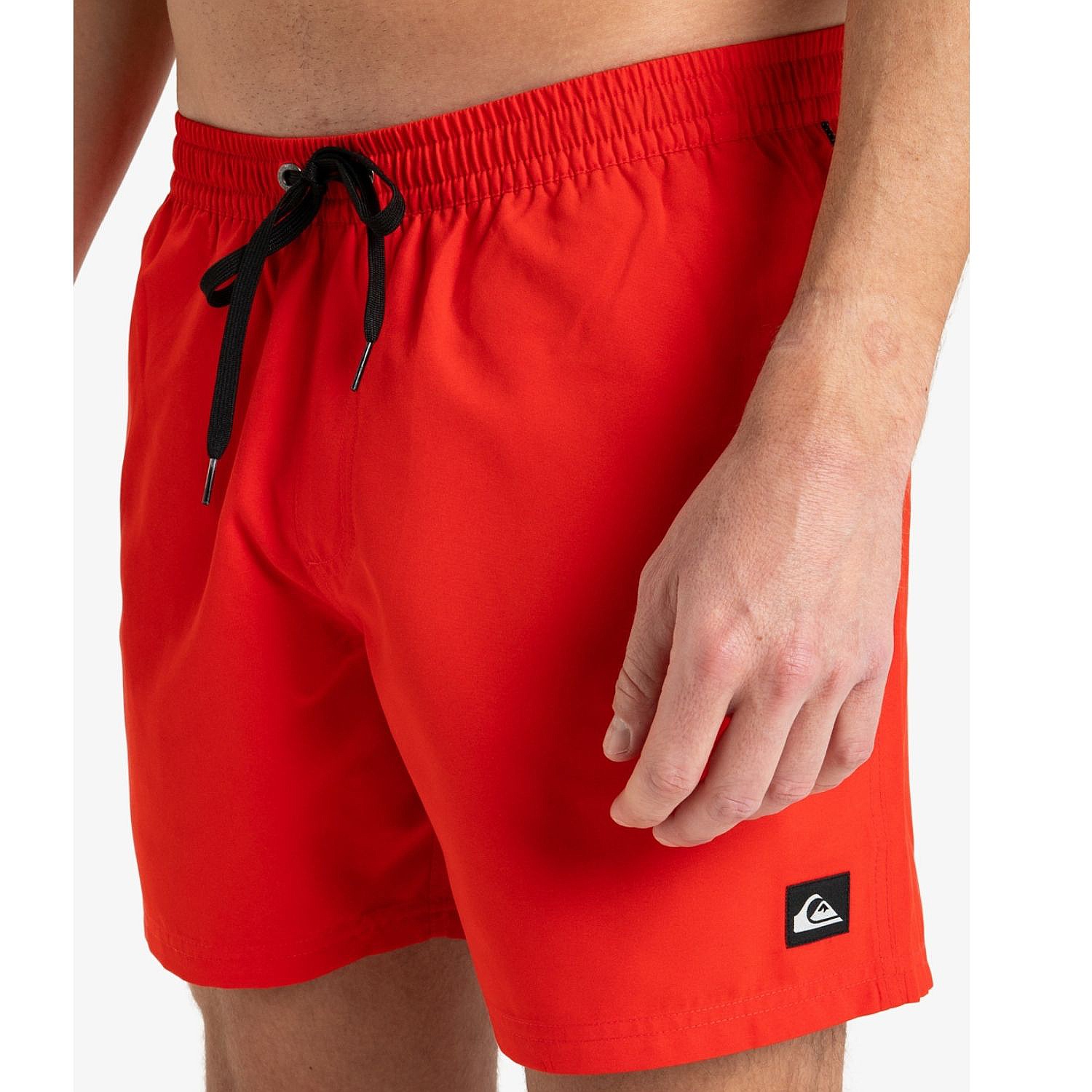 koupací šortky Quiksilver Everyday Solid Volley 15 - RQC0/High Risk Red