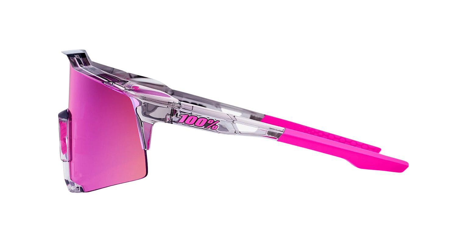 glasses 100% Speedcraft - Polished Translucent Grey/Purple Multilayer Mirror