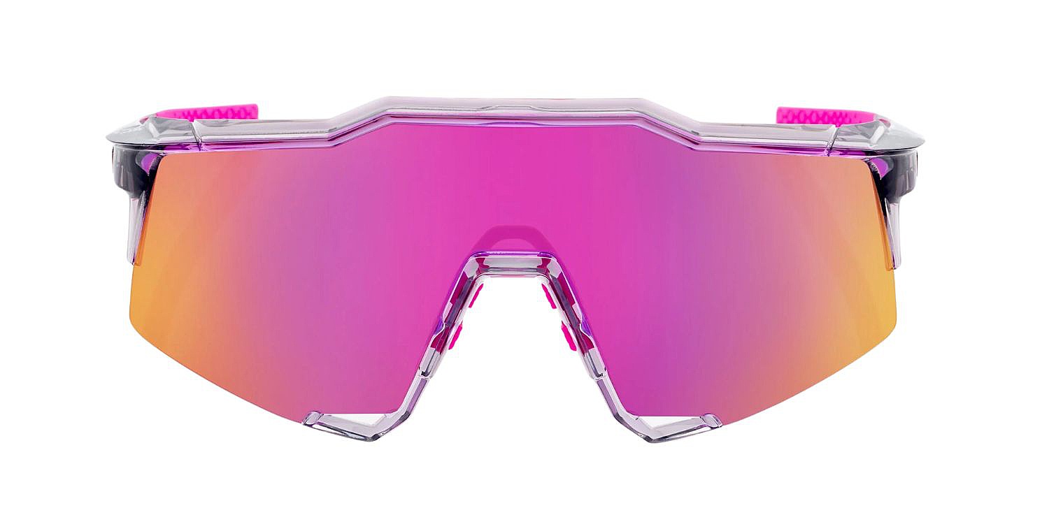 glasses 100% Speedcraft - Polished Translucent Grey/Purple Multilayer Mirror