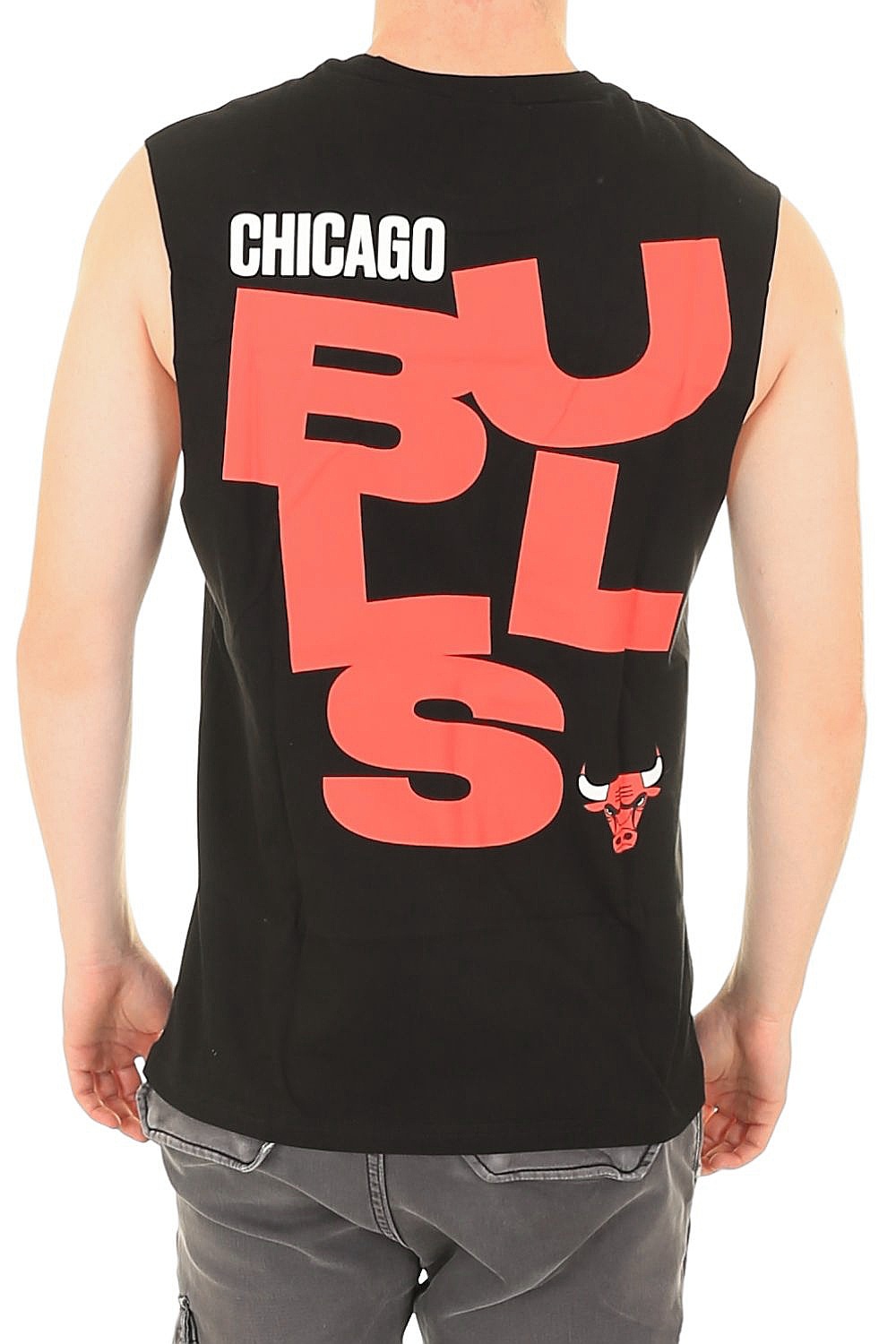 tílko New Era Graphic NBA Chicago Bulls - Black