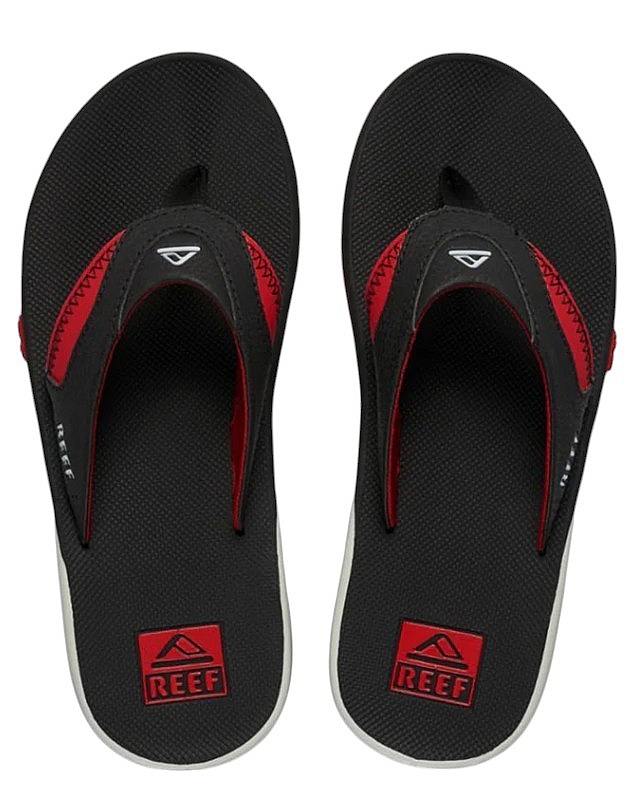 žabky Reef Fanning Pregame - Black/Red