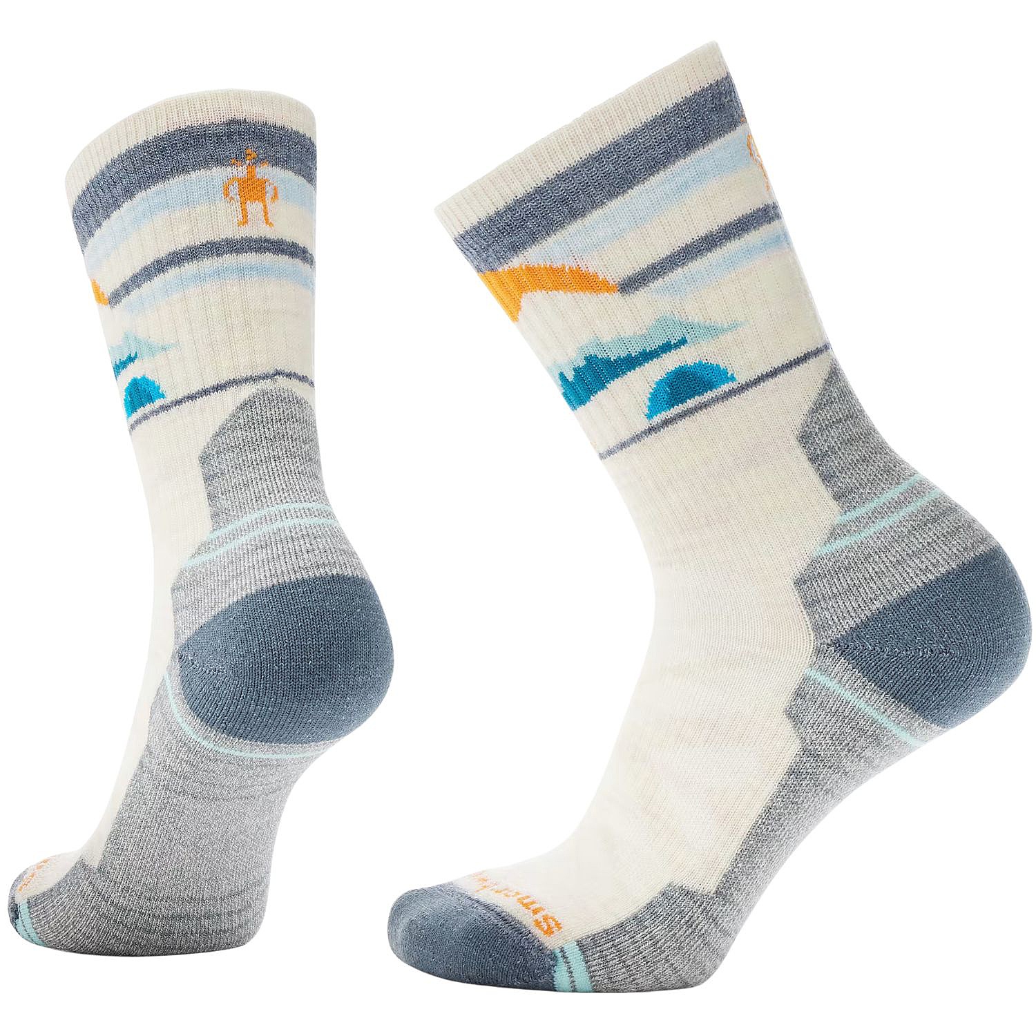 chaussettes Smartwool Hike Light Cushion Mountain Moon Crew - Moom Beam - women´s