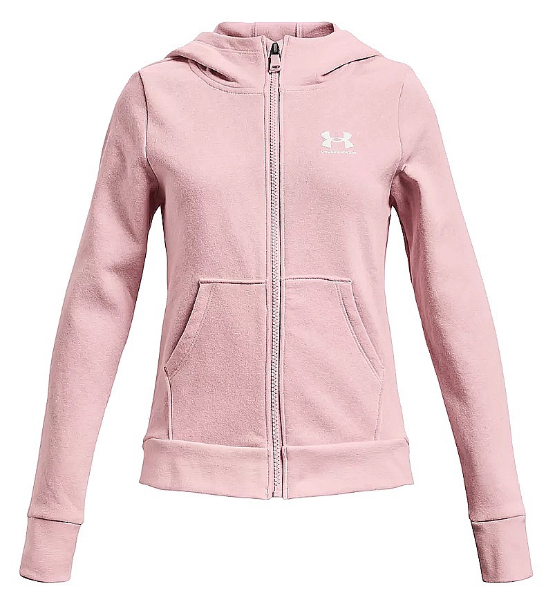 mikina Under Armour Rival Fleece LU Zip - Pink