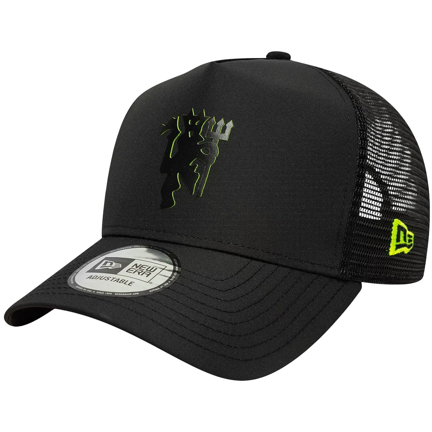 casquette New Era 9FO AF HD Keyline Trucker FC Manchester United - Black/Upright Yellow - men´s