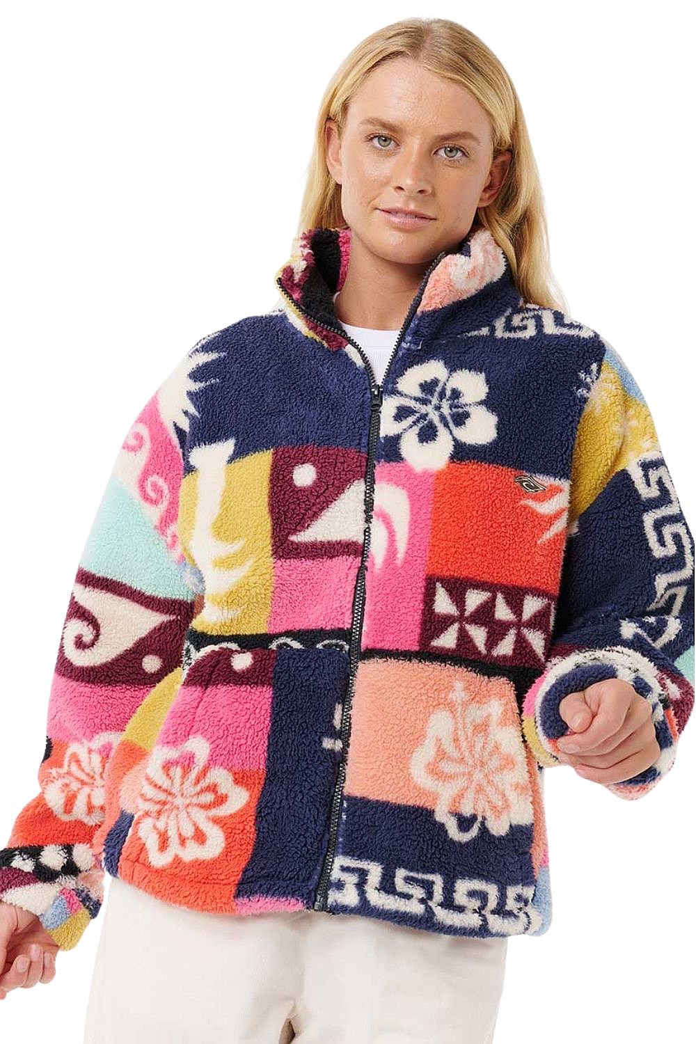 sweat-shirt Rip Curl Keepsakes Polar Zip - Multico - women´s