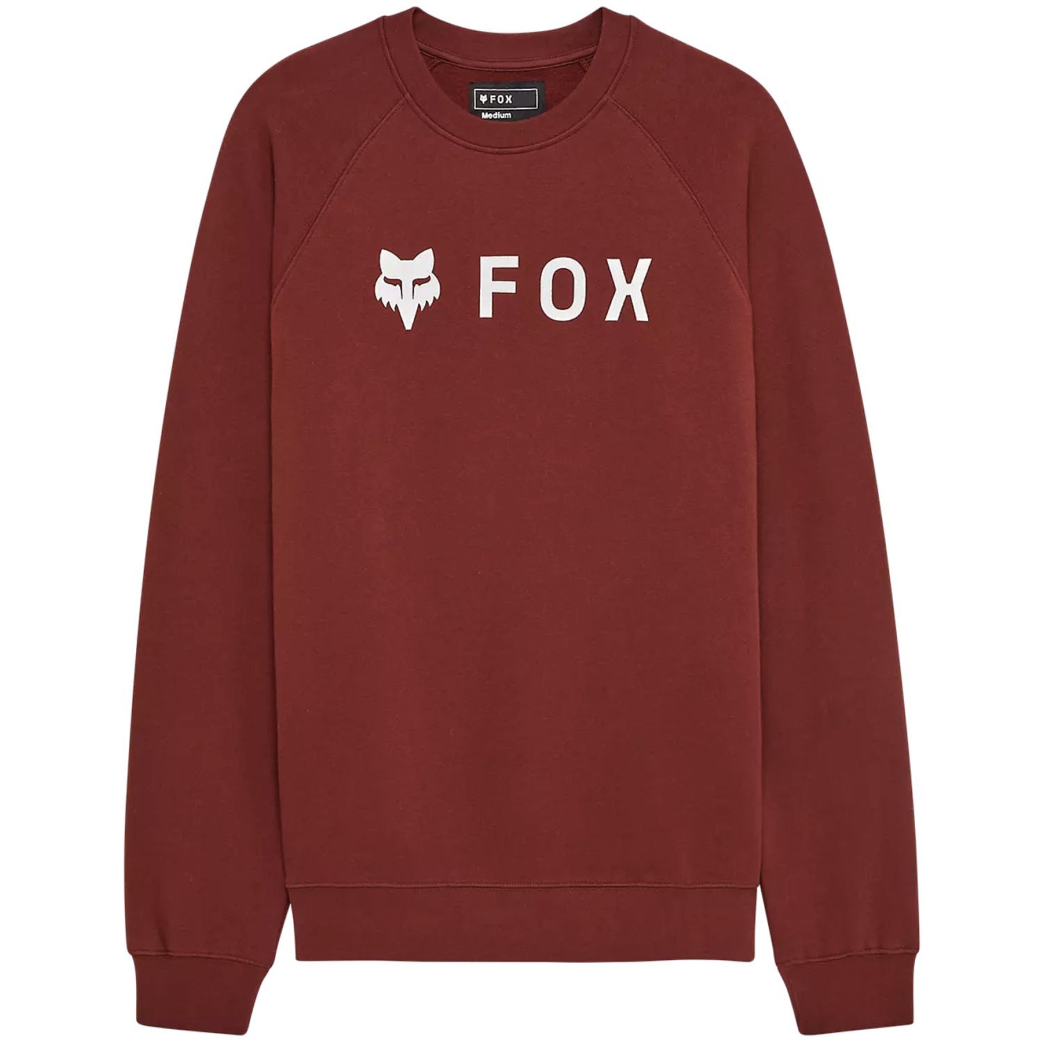 sweat-shirt Fox Absolute Fleece Crew - Rust Brown - men´s