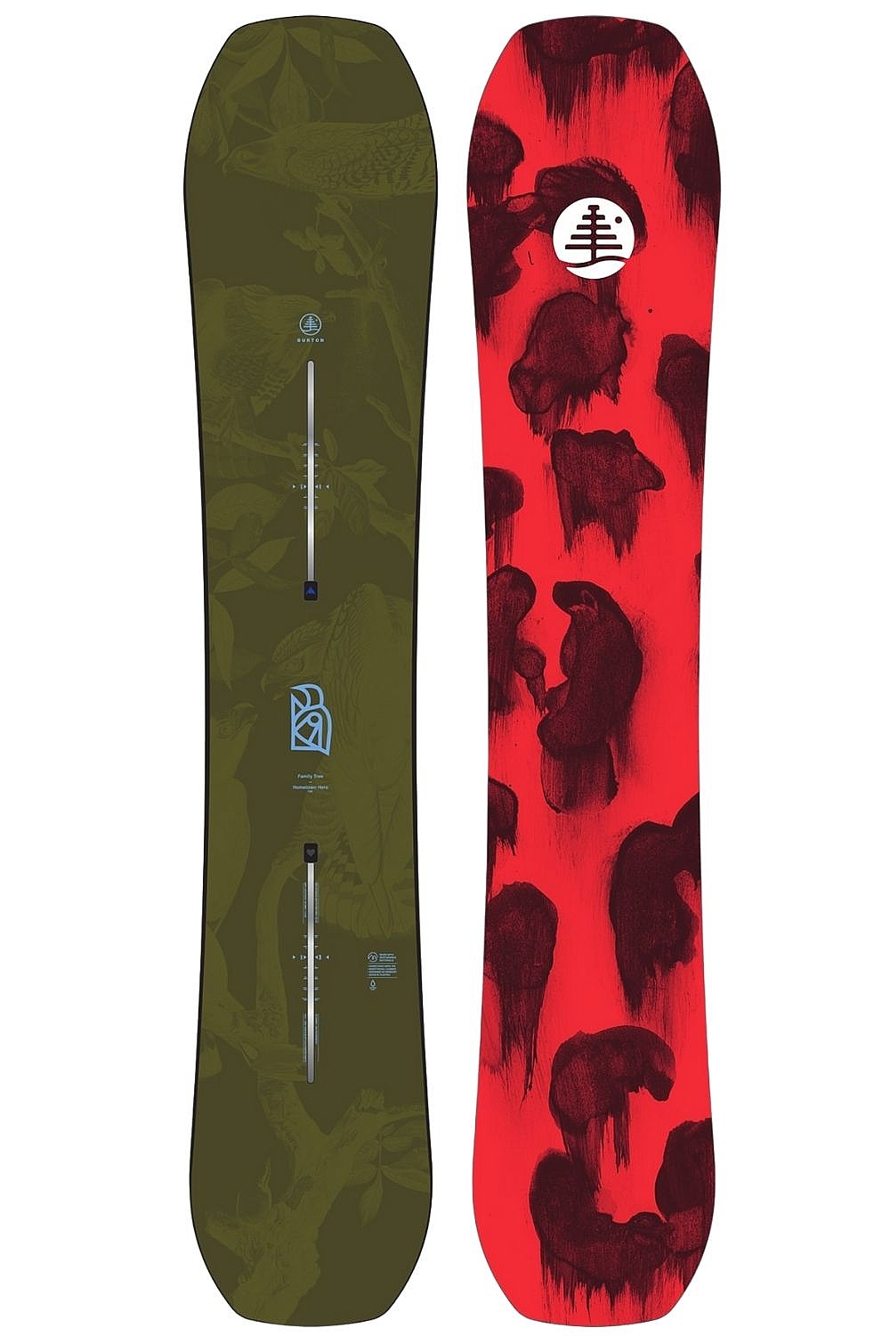 snowboard Burton Family Tree Hometown Hero Camber Wide - Family Tree