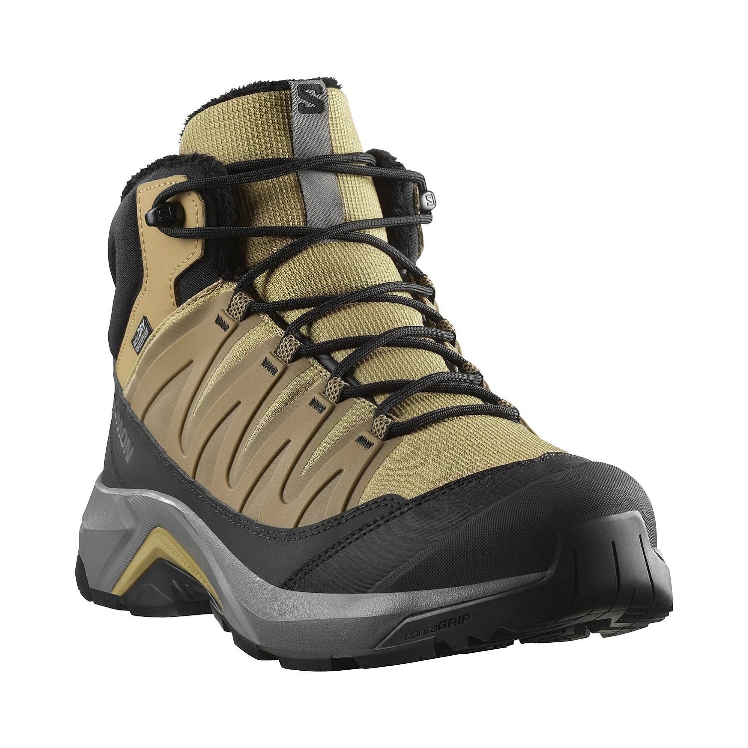 topánky Salomon X-Adventure Coldrush WP - Kelp/Black/Pewter - men´s