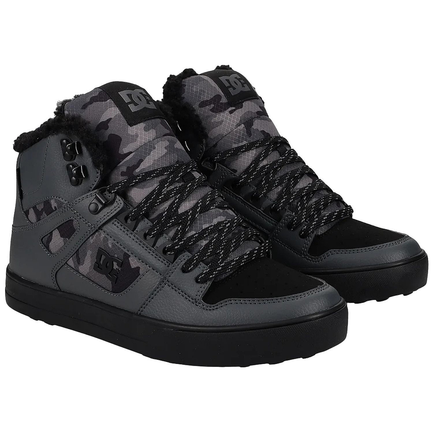 chaussures DC Pure High -Top WC WNT - Dark Grey/Black - men´s