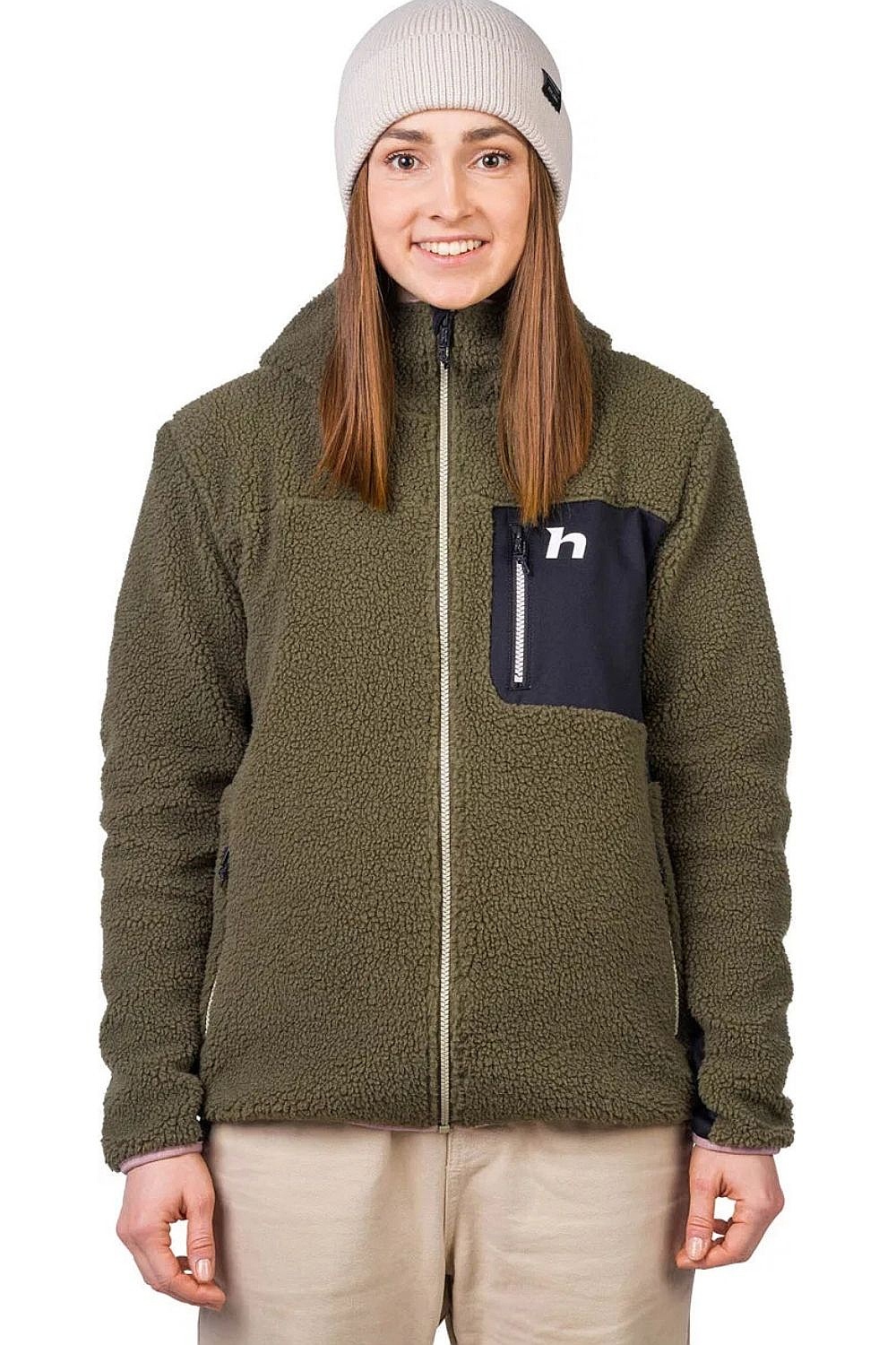 bluza Hannah Koala Hoody Zip - Ivy Green/Anthracite