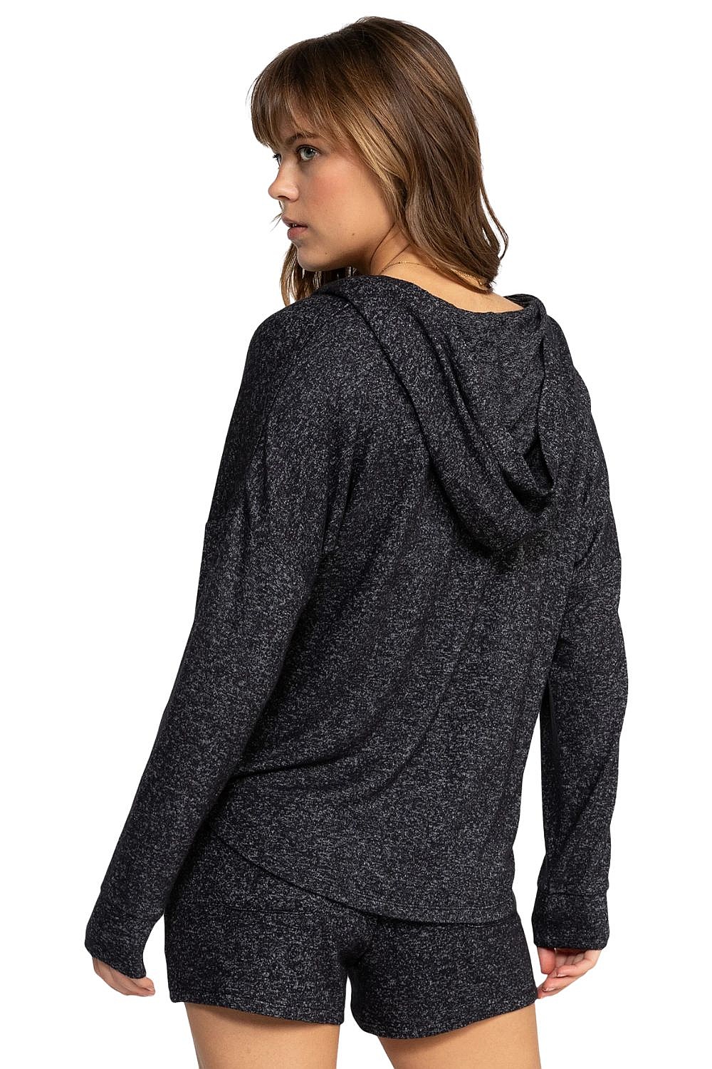 sweat-shirt Roxy Saturdaze Cosy Hoodie - KVJ0/True Black - women´s