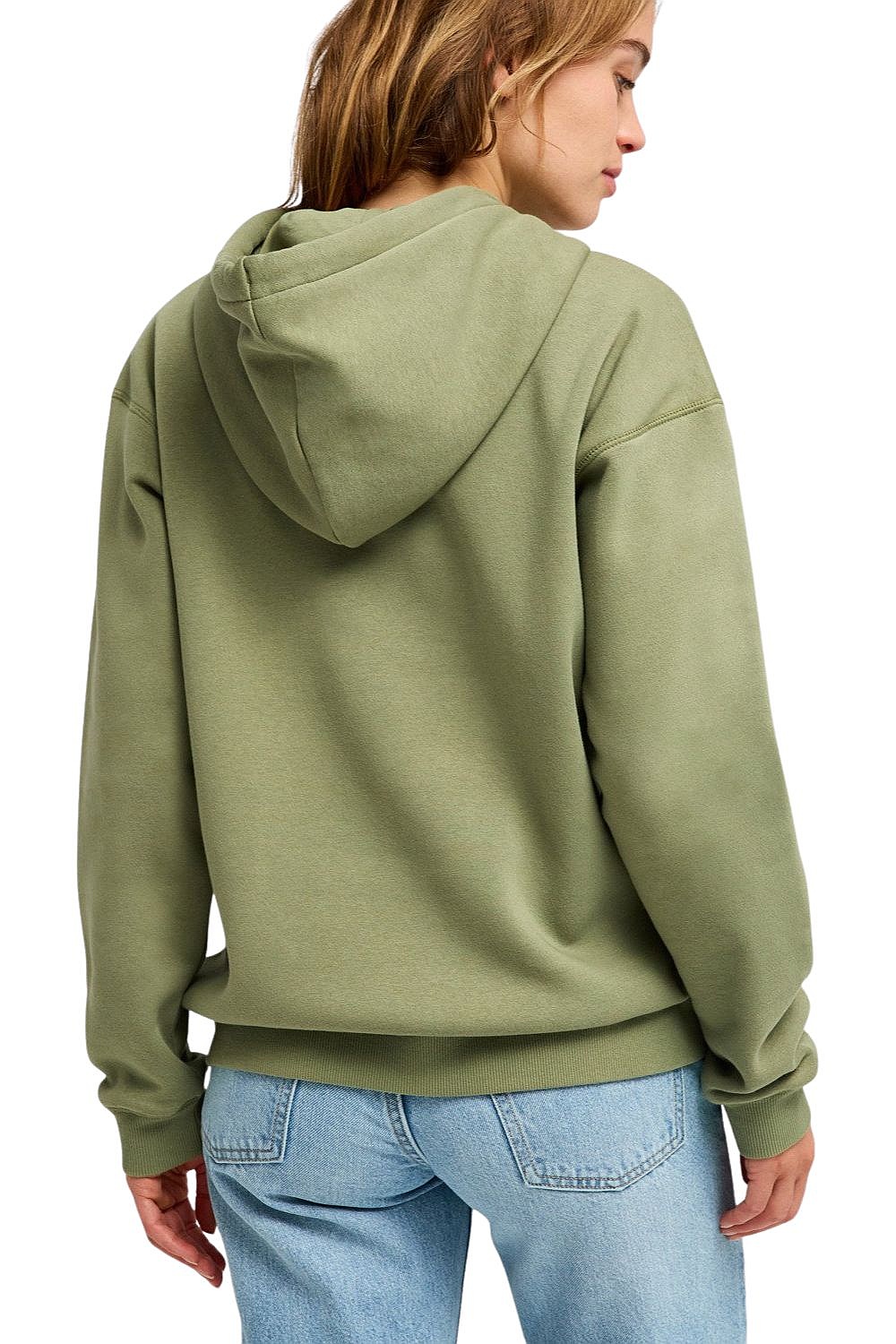 mikina Roxy Surf Stoked Hoodie Brushed Art - GLD0/Oil Green - women´s