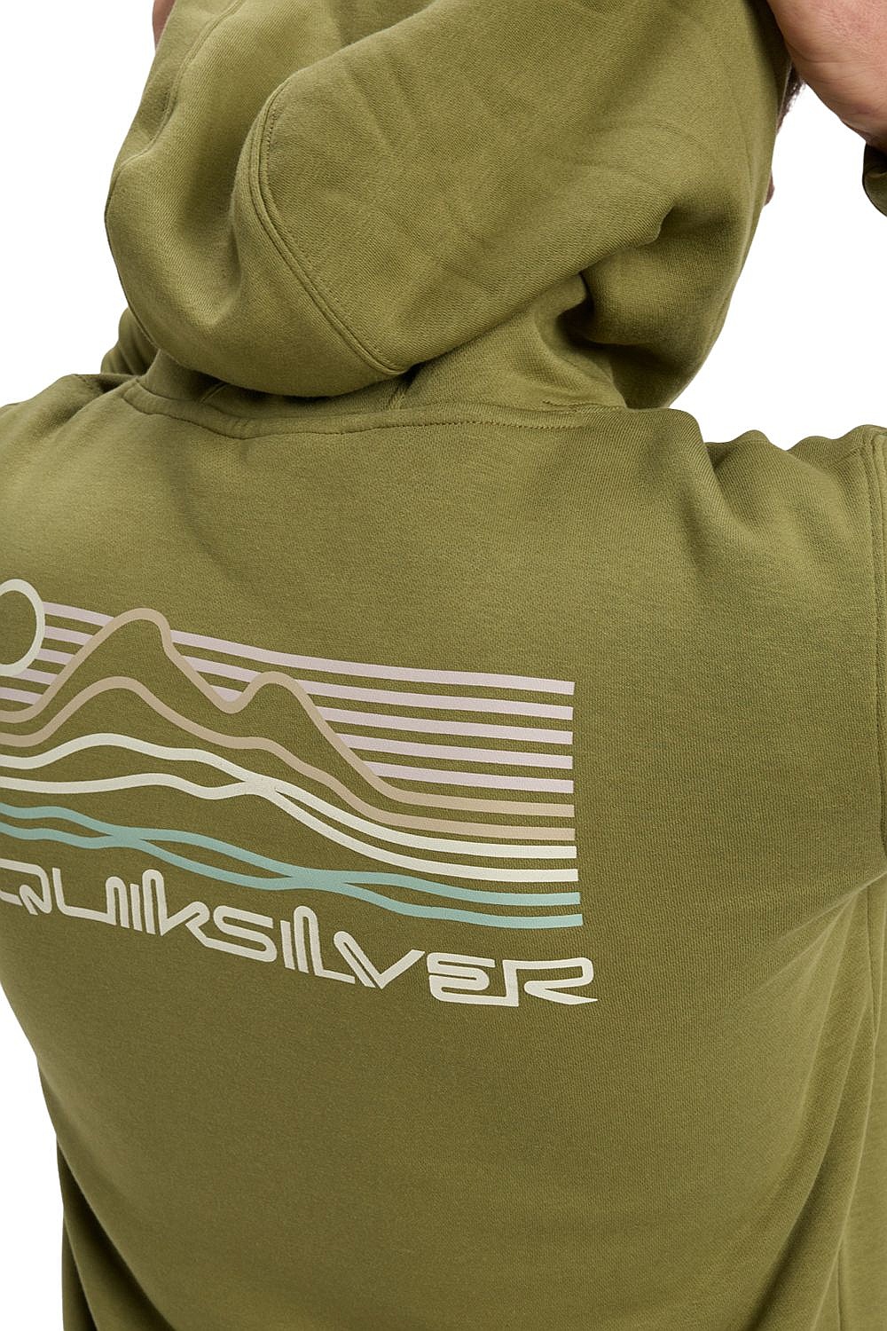 sweat-shirt Quiksilver Light Waves Hoodie - GNG0/Loden Green - men´s