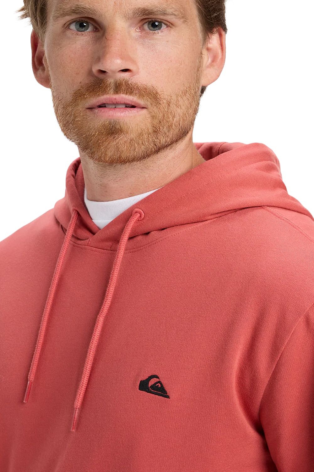 sweatshirt Quiksilver Basic Hoodie - MMZ0/Mineral Red - men´s