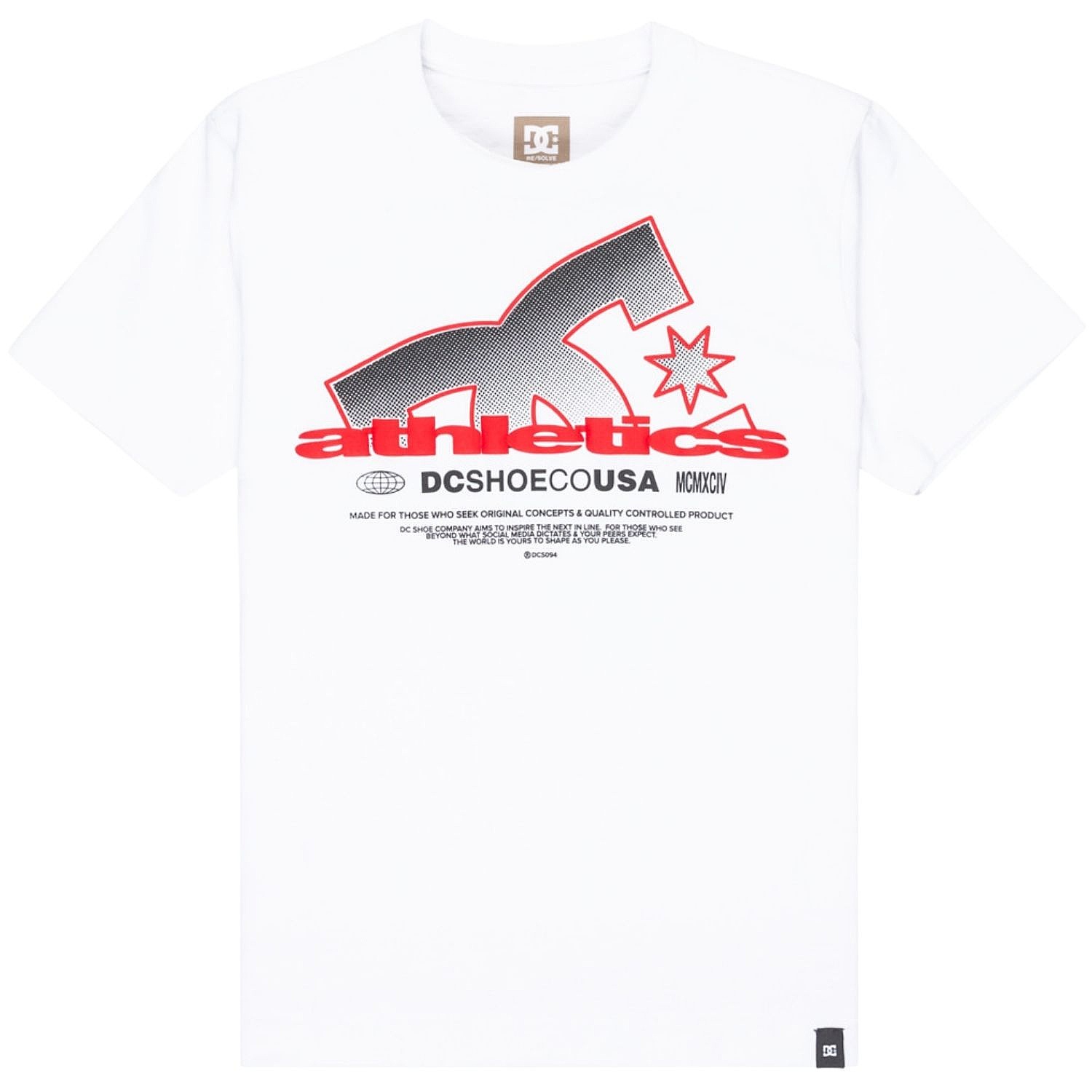 T-Shirt DC Slathletic - WBB0/White - boy´s