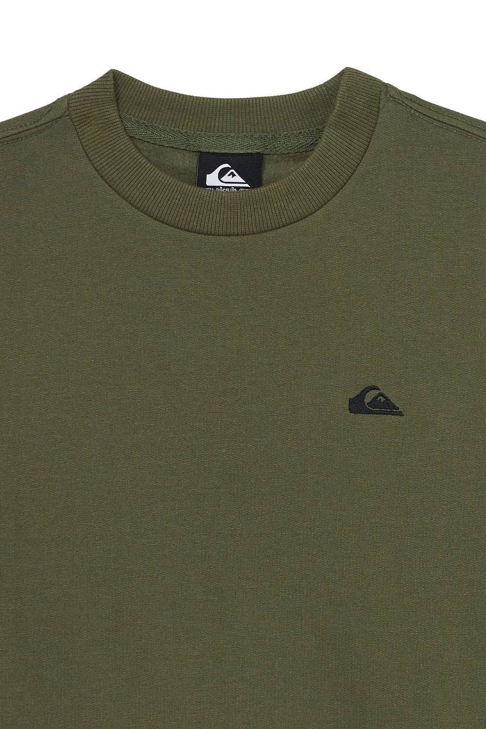 sweat-shirt Quiksilver Basic Crew - GPH0/Four Leaf Clover - men´s