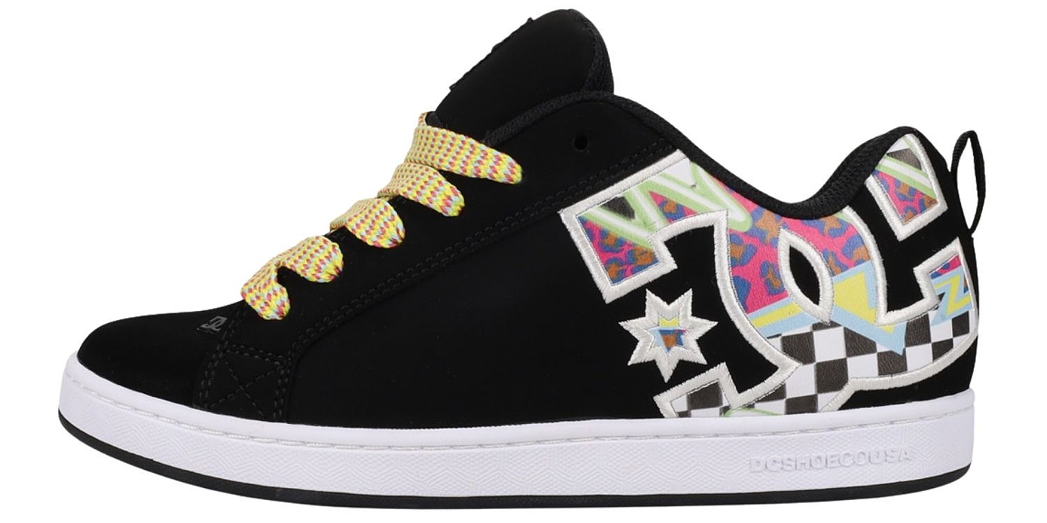 chaussures DC Court Graffik - Black/Multi - women´s