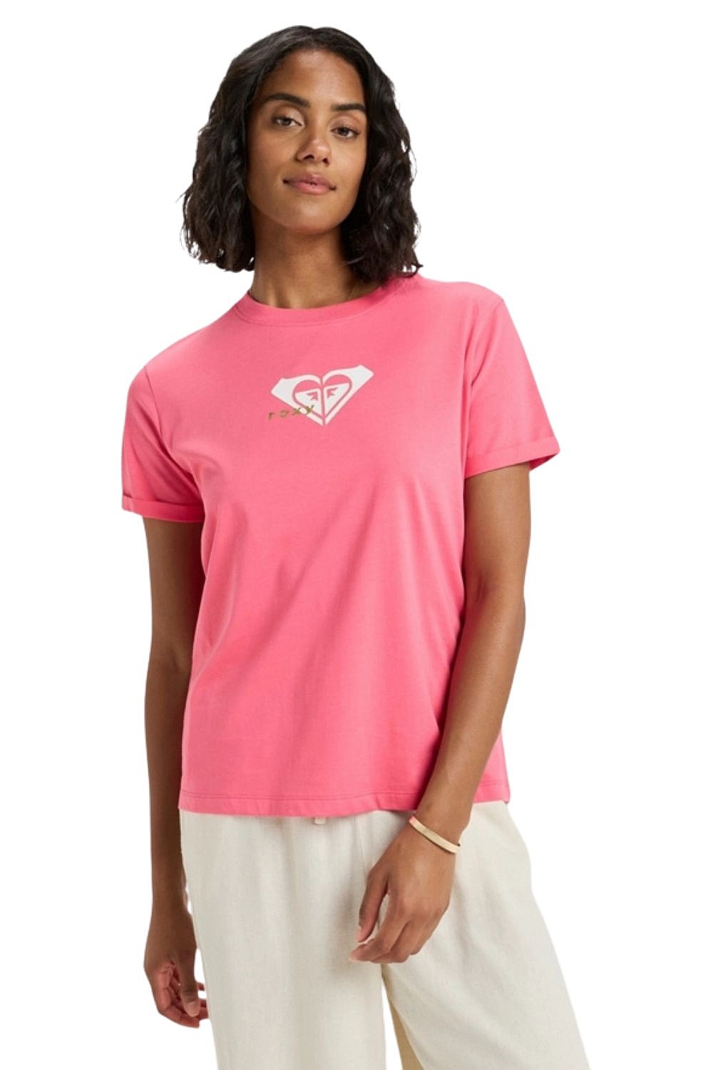 tričko Roxy VL Oceanregular Corpo - MLD0/Honey Suckle - women´s