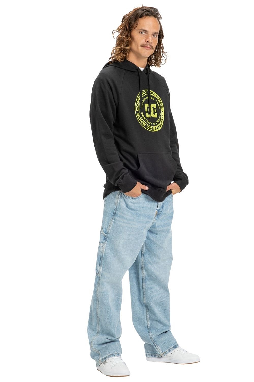 кофта DC Corpo Raglan Pullover - KVJ0/Black - men´s