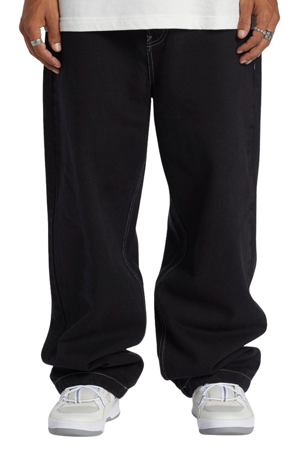 dżinsy DC Worker Baggy Denim RBT - KVJW/Black Tint