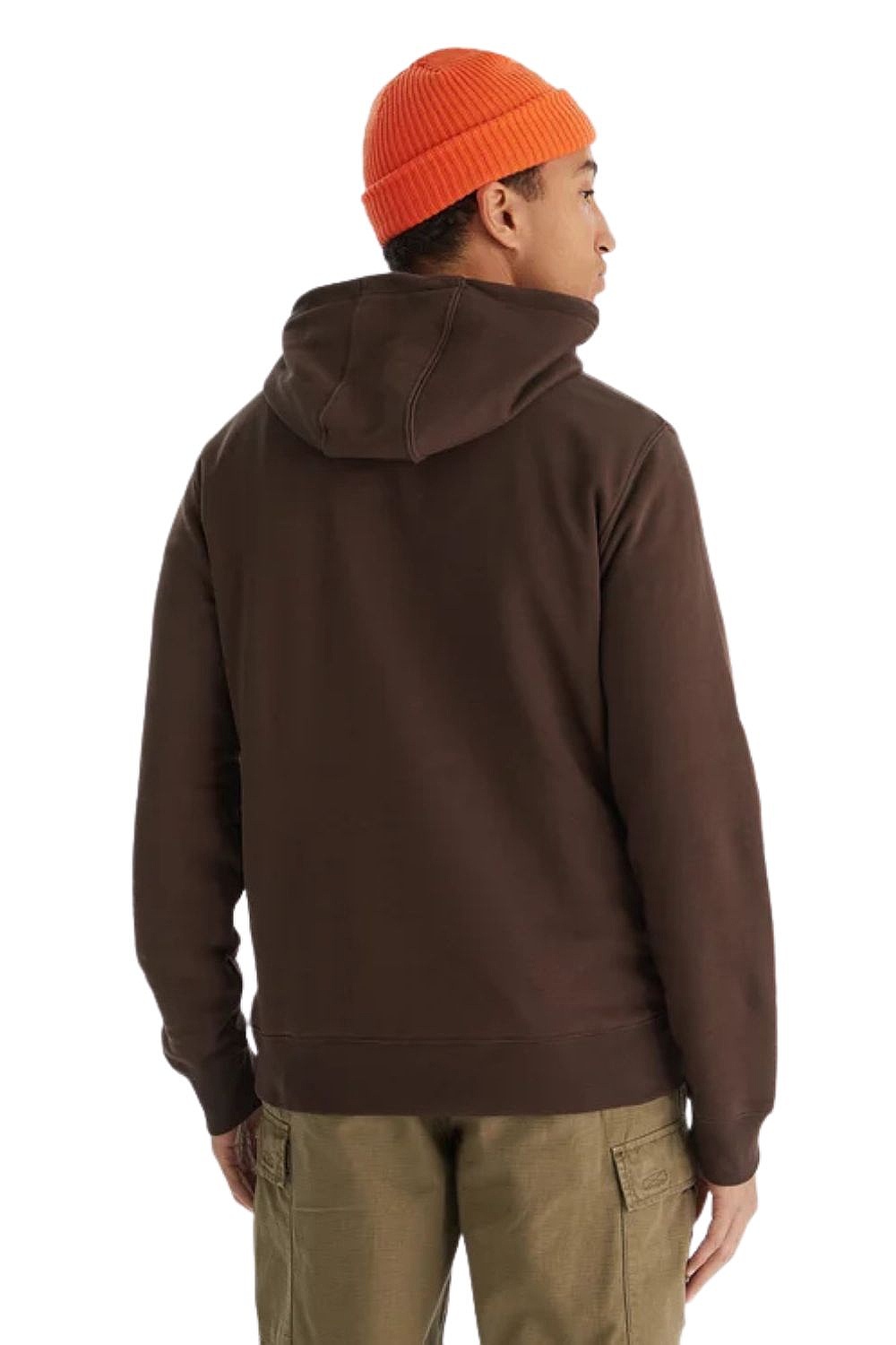 sweat-shirt Quiksilver Screen Fleece Fineline Hoodie - CSD0/Chocolate Brown - men´s