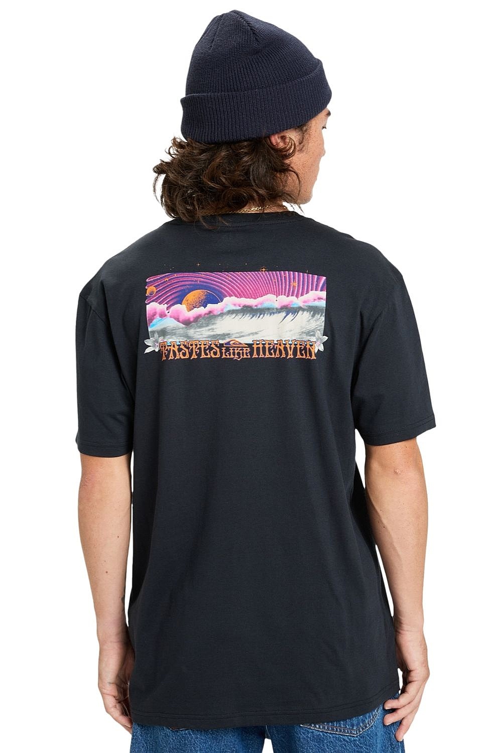 tričko Quiksilver Ev Moon Run - KVJ0/Black