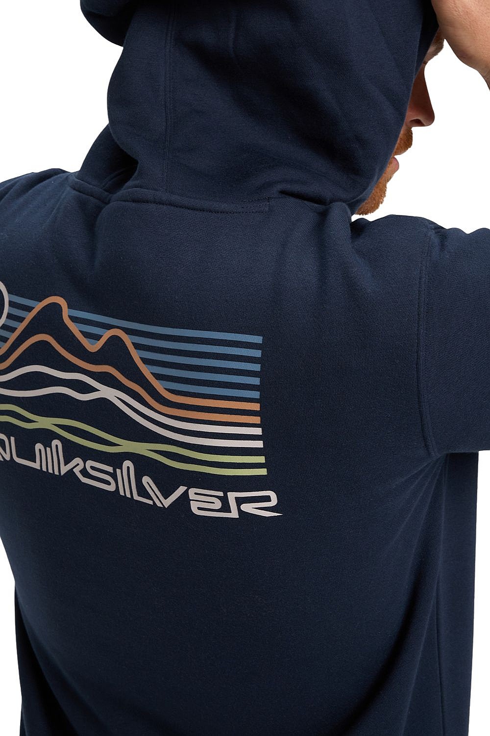 bluza Quiksilver Light Waves Hoodie - KTP0/Dark Navy