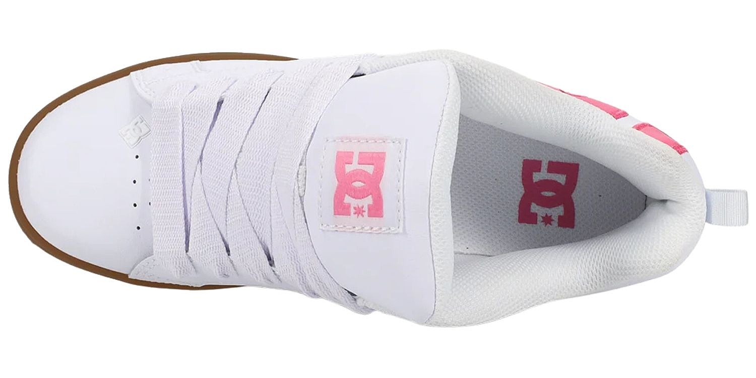 shoes DC Court Graffik - White/Pink/Gum - women´s