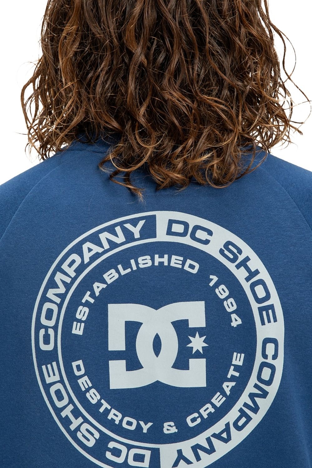 sweat-shirt DC Corpo Raglan Crew - BSW0/Estate Blue - men´s