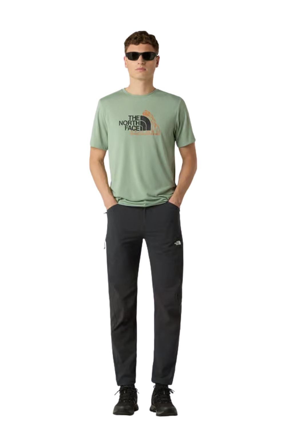 T-shirt The North Face Mountain Foundation Graphic - Slate Moss - men´s