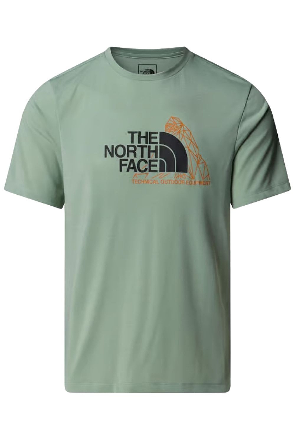 T-shirt The North Face Mountain Foundation Graphic - Slate Moss - men´s