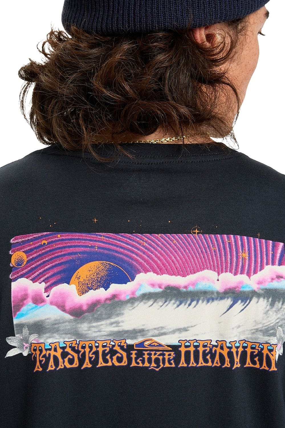 tričko Quiksilver Ev Moon Run - KVJ0/Black