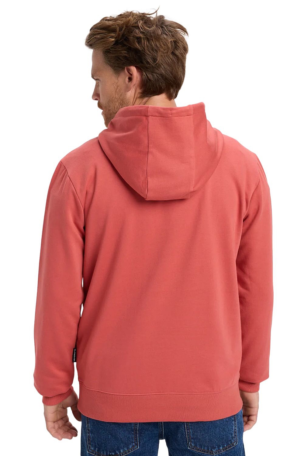 sweatshirt Quiksilver Basic Hoodie - MMZ0/Mineral Red - men´s