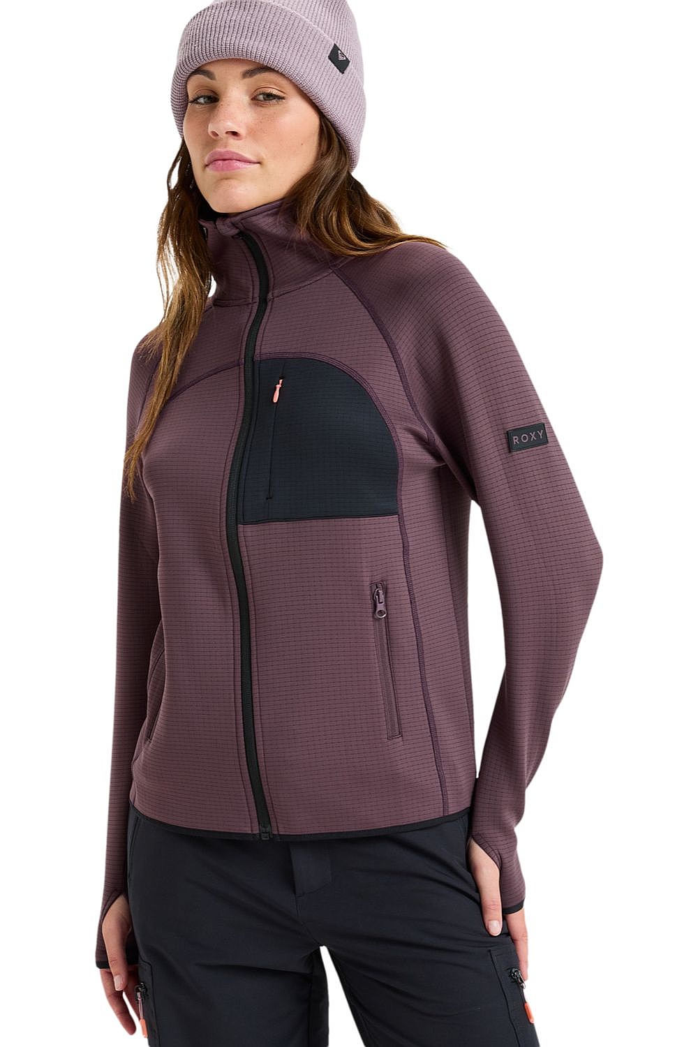 mikina Roxy Soaring Heights Zip - RRF0/Huckleberry - women´s