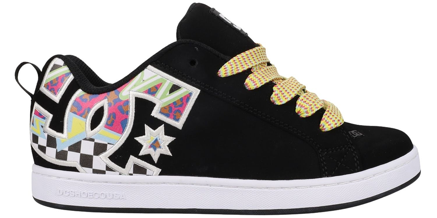 chaussures DC Court Graffik - Black/Multi - women´s