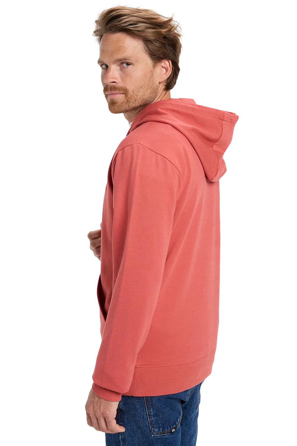sweatshirt Quiksilver Basic Hoodie - MMZ0/Mineral Red - men´s