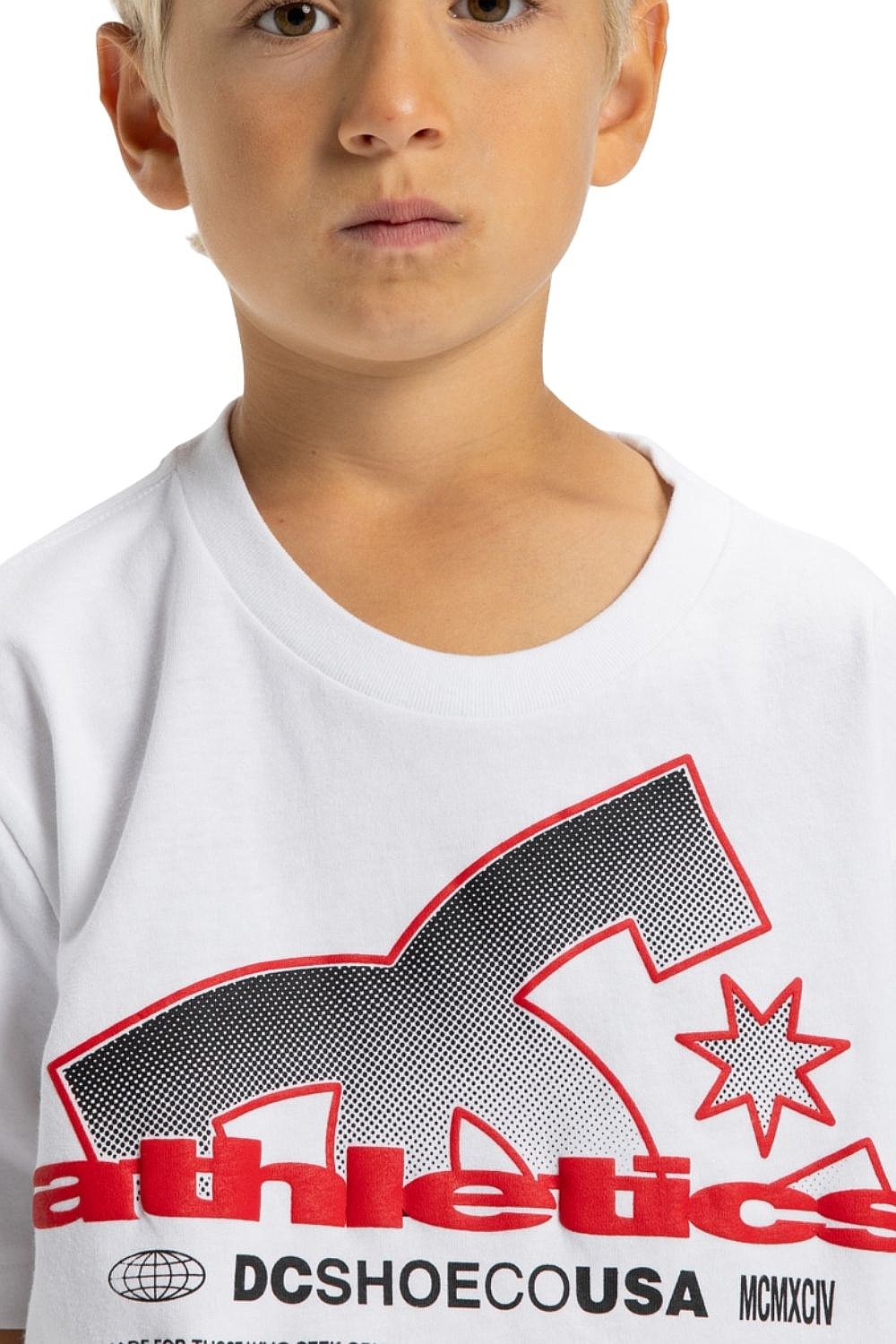 T-Shirt DC Slathletic - WBB0/White - boy´s